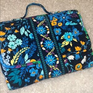 Vera Bradley foldable changing pad clutch in Blue and Orange like new
